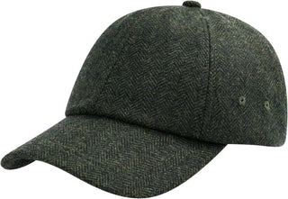 Wool Baseball Cap for Men Adjustable Tweed Hat