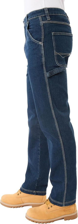 Big and Tall Mens Stretch Relaxed Fit Carpenter Jeans