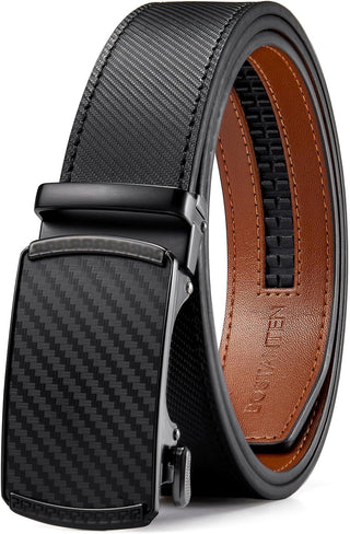 Big Mens Belt Leather Ratchet Belt