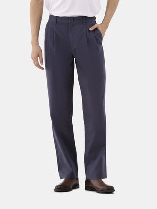 Big Men's Pleated Wrinkle Resistant Pants