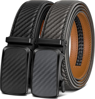 Big Men's Ratchet Belt 2 Pack