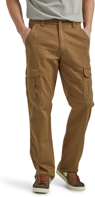 Relaxed Fit Stretch Plus Sized Cargo Pants