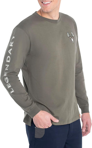 Plus Sized Men's Long Sleeve T-Shirt