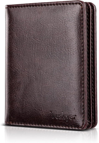 Leather Bifold Wallet for Men