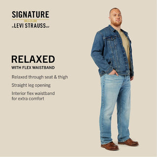 Plus Size Men's Relaxed Fit Jeans