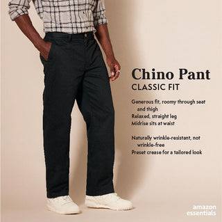 Big Men's Wrinkle-Resistant Chino Pants