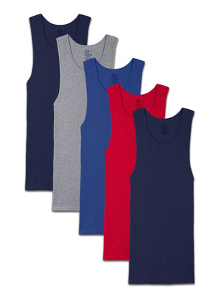 Big Men's Tank Undershirts, 6-Pack