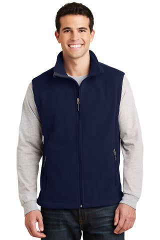 Mens 100 Percent Polyester Value Fleece Vest. F219