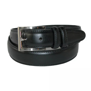 Aquarius Men'S Big & Tall Leather Padded Belt with Satin Buckle