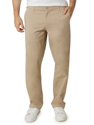 Plus Size Men's Big and Tall Khaki Pants - Classic Straight Fit Casual Pant - Comfort Stretch Chinos with Flex Waistband for Men