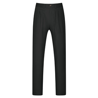 Dress Pants for Men'S Big and Tall Pleated Front Business Formal Trousers