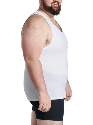 Big Men's Tank Undershirts, 6-Pack