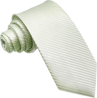 Men's Classic Solid Silk Woven Tie Silk