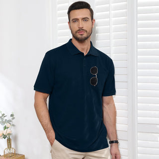 Men's Big & Tall Moisture Wicking Performance Golf Polo Shirt