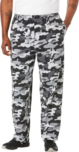 Lightweight Big and Tall Open Bottom Sweatpants