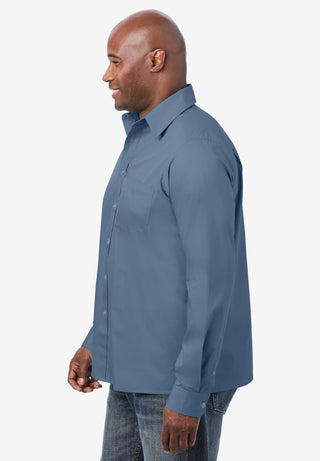 No-Tuck Casual Shirt for Big Men