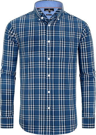 Big Men's Plaid Button down Shirts