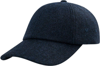 Wool Baseball Cap for Men Adjustable Tweed Hat