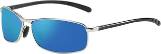 Rectangular Polarized Sunglasses for Men