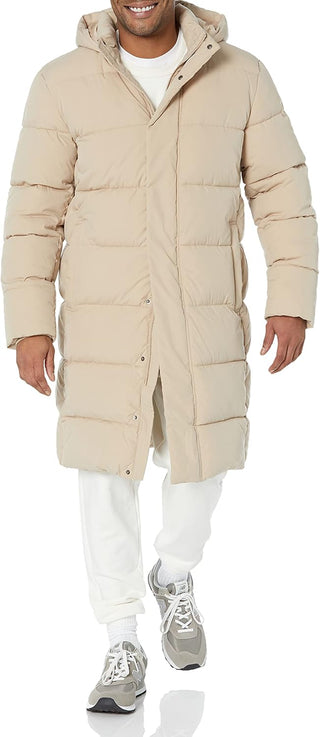 Men's Big Hooded Long Puffer