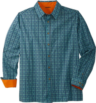 No-Tuck Casual Shirt for Big Men