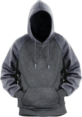 Plus Sized Men's Hooded Sweatshirt