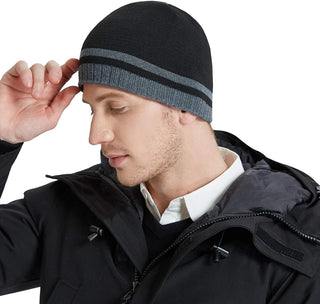 Mens Toboggan Ski Skull Cap