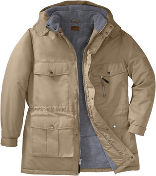 Big Men Fleece-Lined Parka