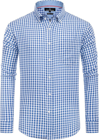 Big Men's Plaid Button down Shirts