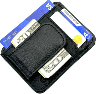 Men's Leather Money Clip Wallet