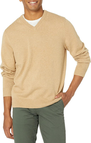 Big Men's V-Neck Plus Size Sweater 