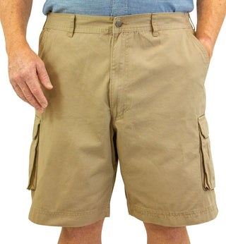 Big & Tall Men'S Expandable Waist Cargo Shorts Sizes 46 to 70