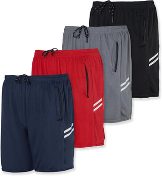 Big Men's Mesh Shorts - 4 Pack