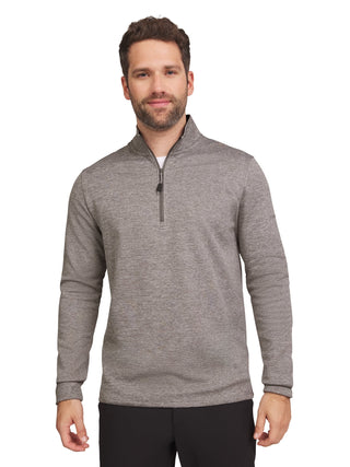 Big Mens Golf Fleece Quarter Zip Pullover Sweater