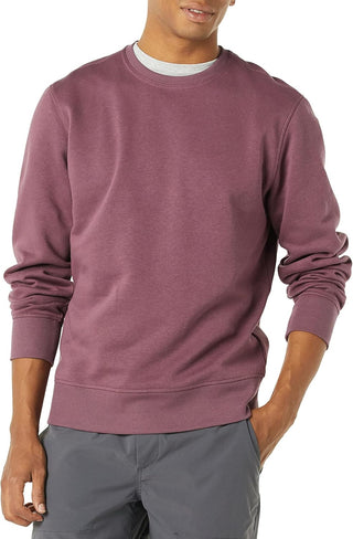 Big Men's Fleece Crewneck Plus Sized Sweatshirt