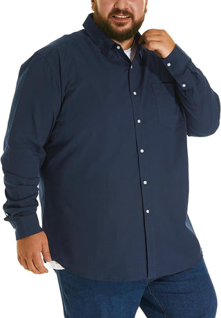 Big and Tall Men's Cotton Button down Shirt