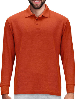 Big Men's Long Sleeve Polo Shirts