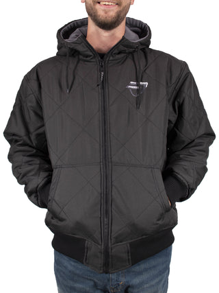 Men' Big & Tall Fleece Lined Quilted Winter Jacket Coat 