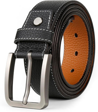 Big and Tall Genuine Leather Belt for Men 