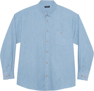 Big and Tall Denim Shirt for Plus Size Men 