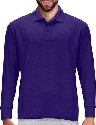 Big Men's Long Sleeve Polo Shirts