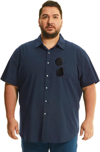 Plus Sized Mens Button down Shirt 