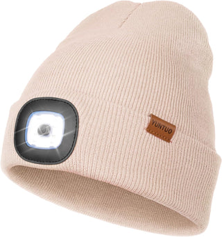 Mens Beanie with LED Light