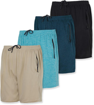 Big Men's Mesh Shorts - 4 Pack