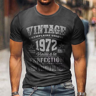 Men's T Shirt Tee Graphic Tee Distressed T Shirt Letter Graphic Prints Crew Neck Print Clothing Apparel Vintage Sports