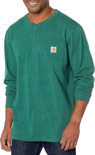 Big Men's Loose Fit  Henley T-Shirt