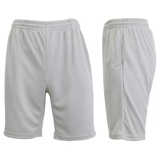 Jump Start Men'S Oversized Moisture Wicking Performance Basic Mesh Shorts