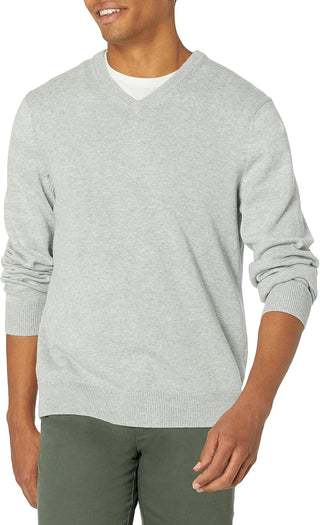 Big Men's V-Neck Plus Size Sweater 