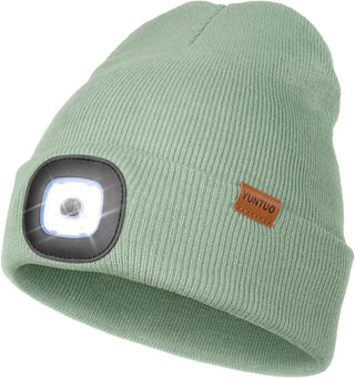 Mens Beanie with LED Light