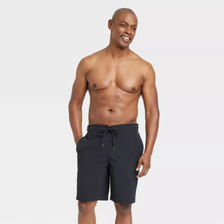 Men'S 9" E-Board Swim Shorts - Goodfellow & Co Black